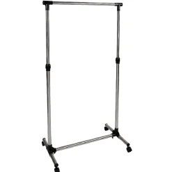 Portant vêtements tube simple noir