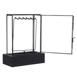 Porte bijoux en forme de coffre en verre collection Urban