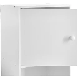 Porte Box Cube bois blanc