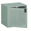 Porte Box Cube métal ajouré vert