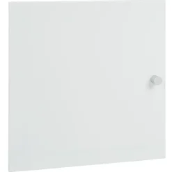 Porte Box Cube 32,2x32,2x1,2cm acier blanc avec poignée incluse