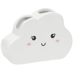 Porte brosse à dents en céramique design nuage