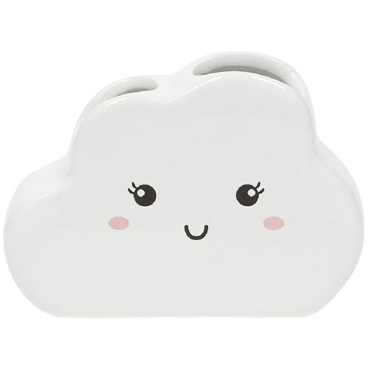 Porte brosse à dents en céramique design nuage