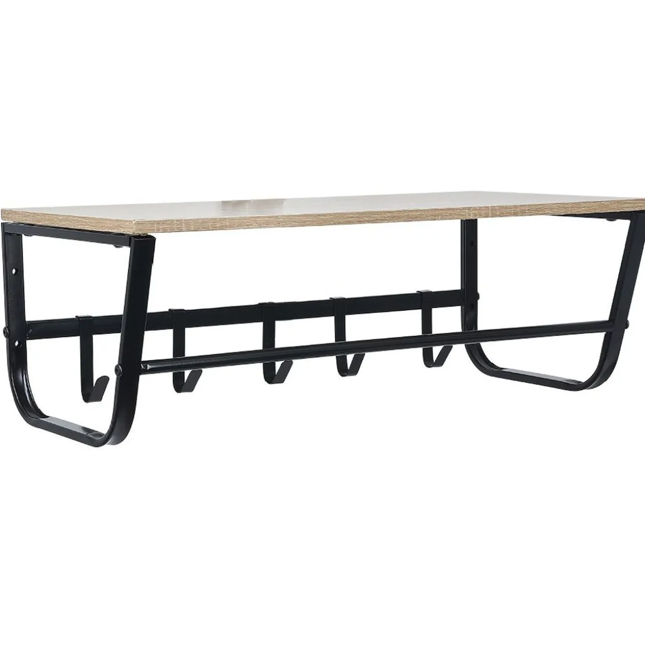 Porte manteau mural avec tablette