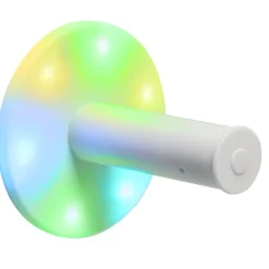 Porte papier toilettes lumineux blanc