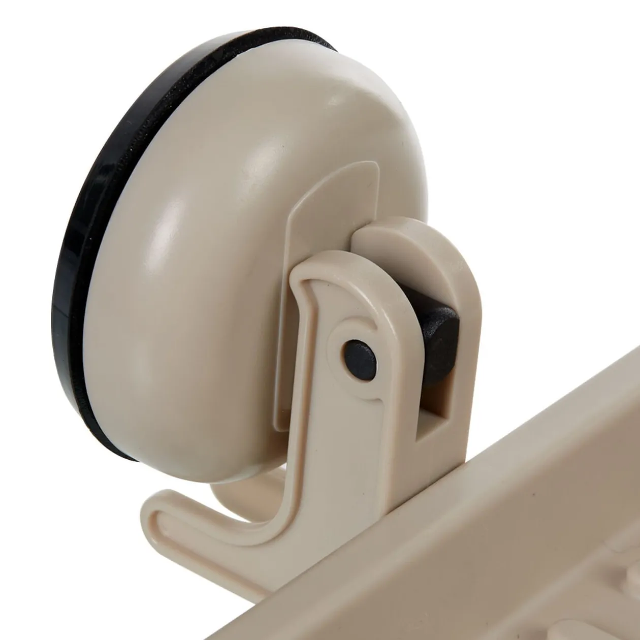 Porte savon à ventouse gris