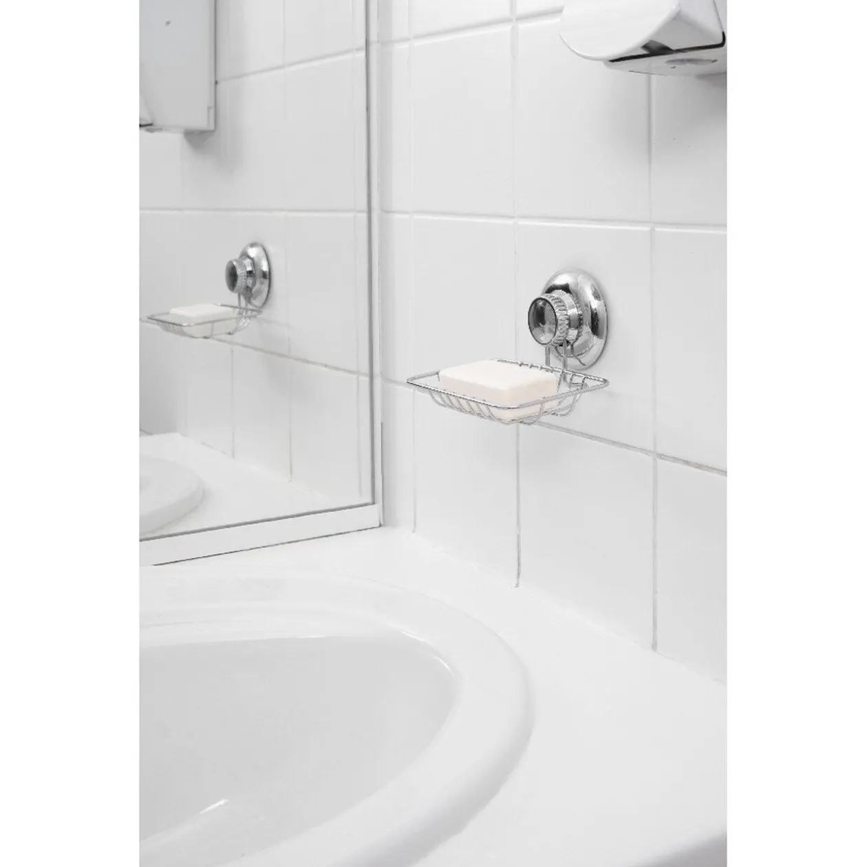 Porte savon avec ventouse
