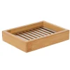 Porte savon bambou marron naturel