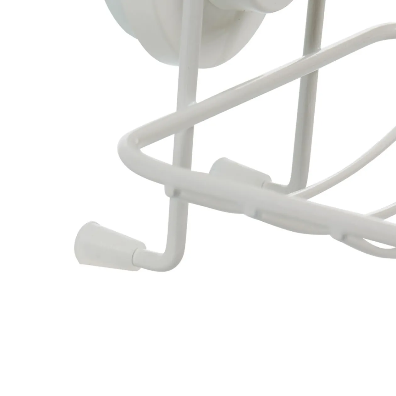 Porte savon blanc à ventouse blanc