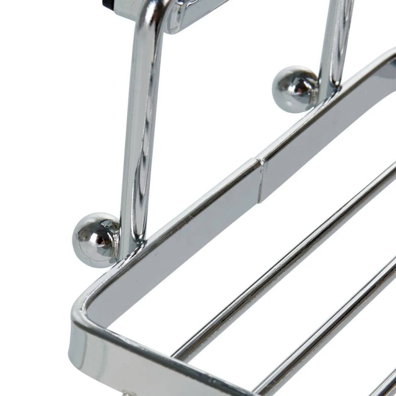 Porte savon blanc à ventouse gris