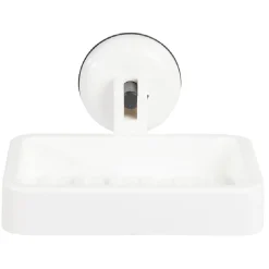 Porte savon blanc fixation ventouse