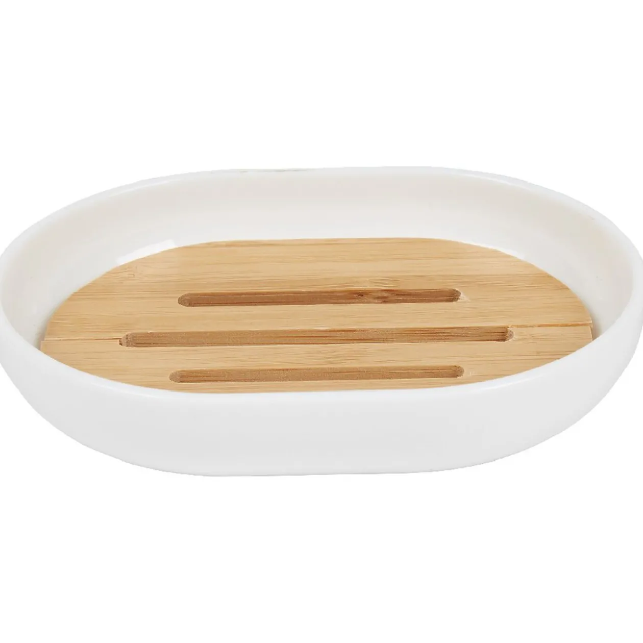 Porte savon blanc naturel