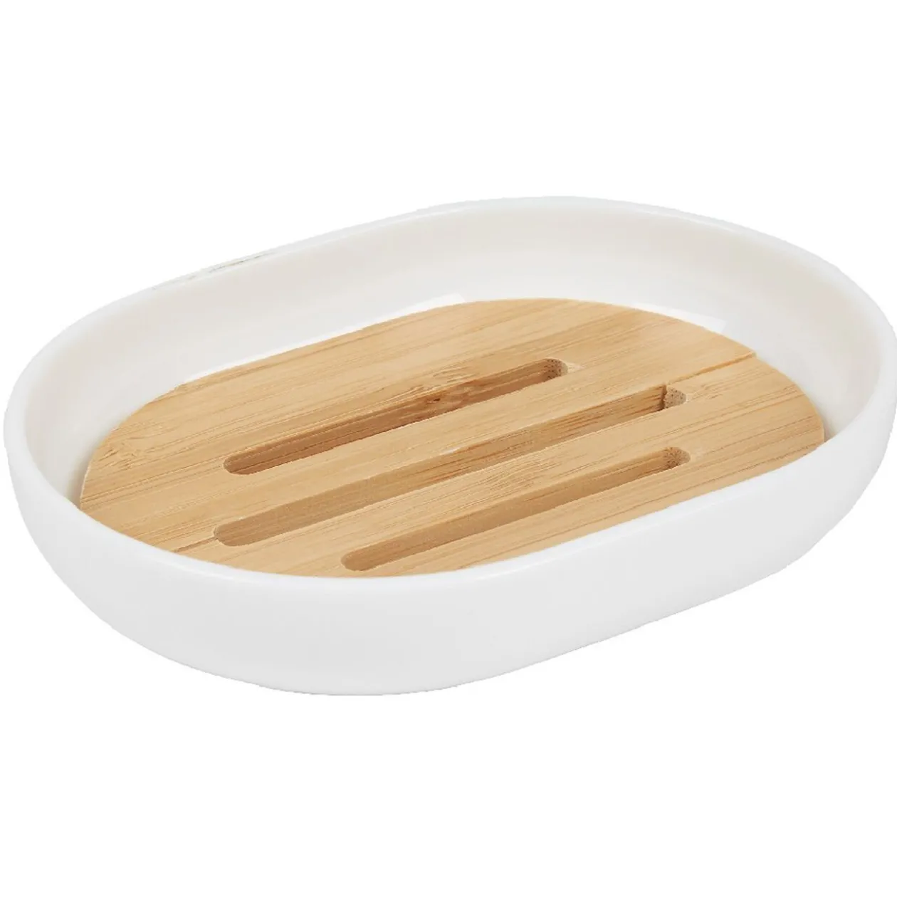 Porte savon blanc naturel