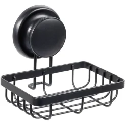 Porte savon filaire noir