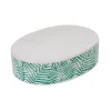 Porte savon Jungle imprimé tropical feuillage vert
