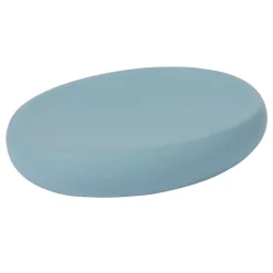 Porte savon Rubber céramique bleu