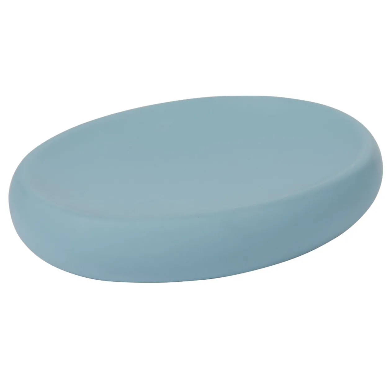 Porte savon Rubber céramique bleu
