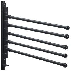 Porte serviette 5 niveaux noir