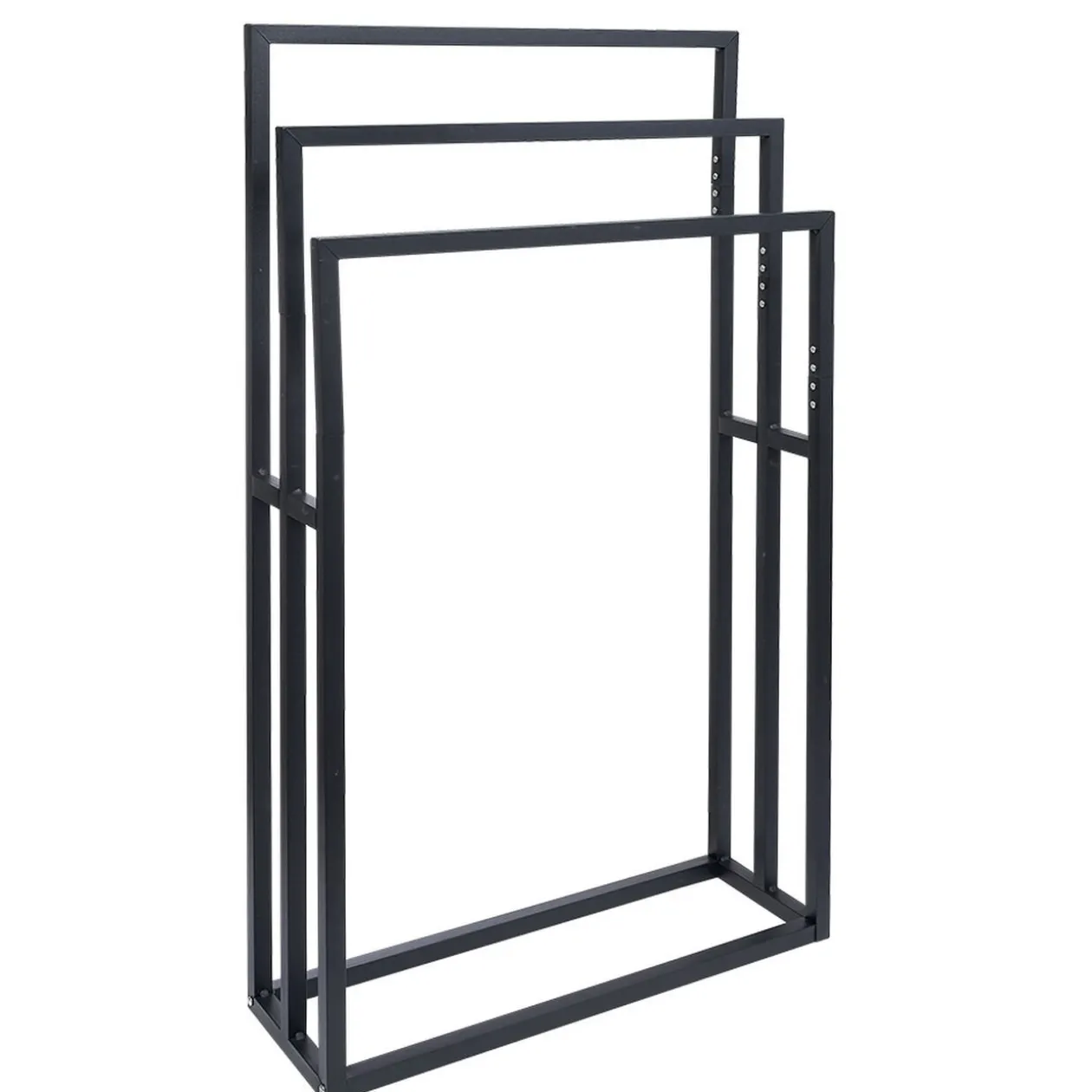 Porte serviette 3 niveaux métal noir