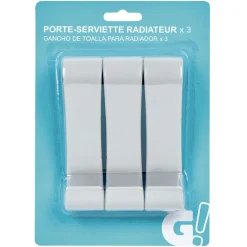 Porte serviette en plastique x 3