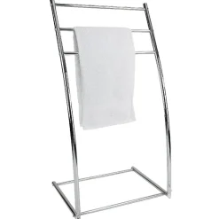 Porte serviettes à 3 niveaux gris chromé