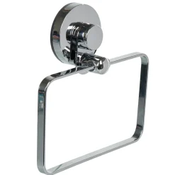 Porte serviettes carré à ventouse inox