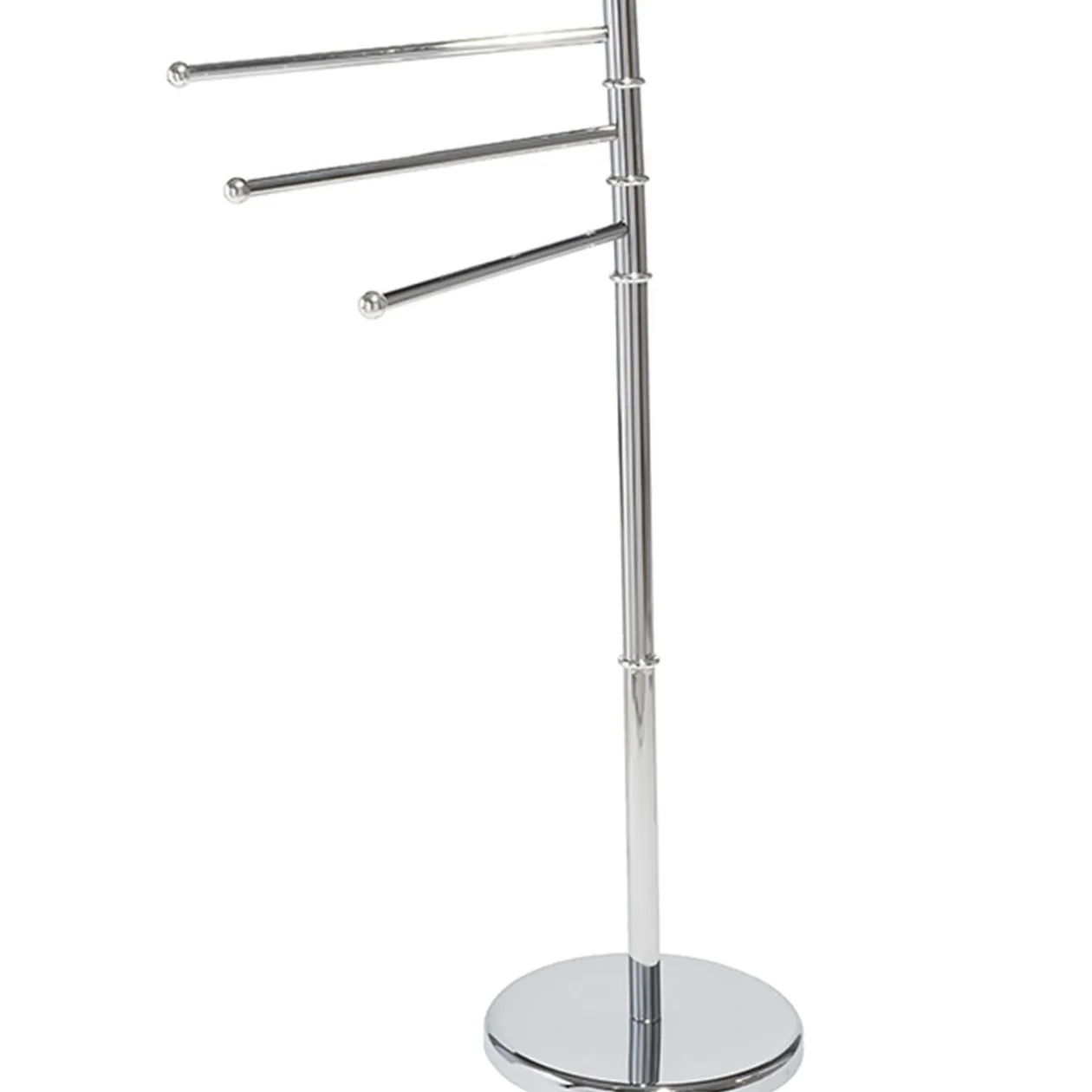 Porte serviettes en métal gris