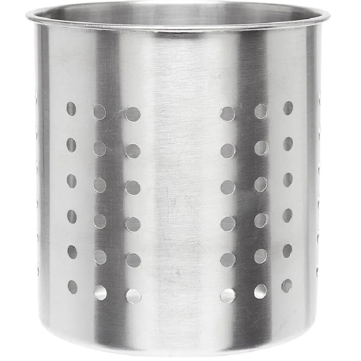 Porte ustensile rond inox point ajouré