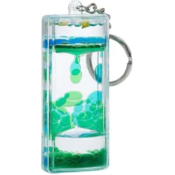 Porte-clé sablier liquide 3 modèles
