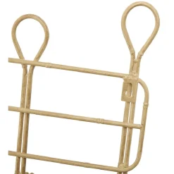 Porte-manteau effet bambou naturel
