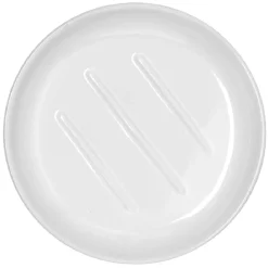 Porte-savon céramique uni blanc