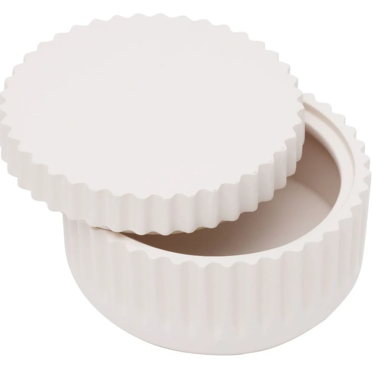 Porte-savon plastique rose effet rainuré Ø7,5xH9,5cm