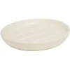 Porte-savon rond céramique beige Ø10xH2cm