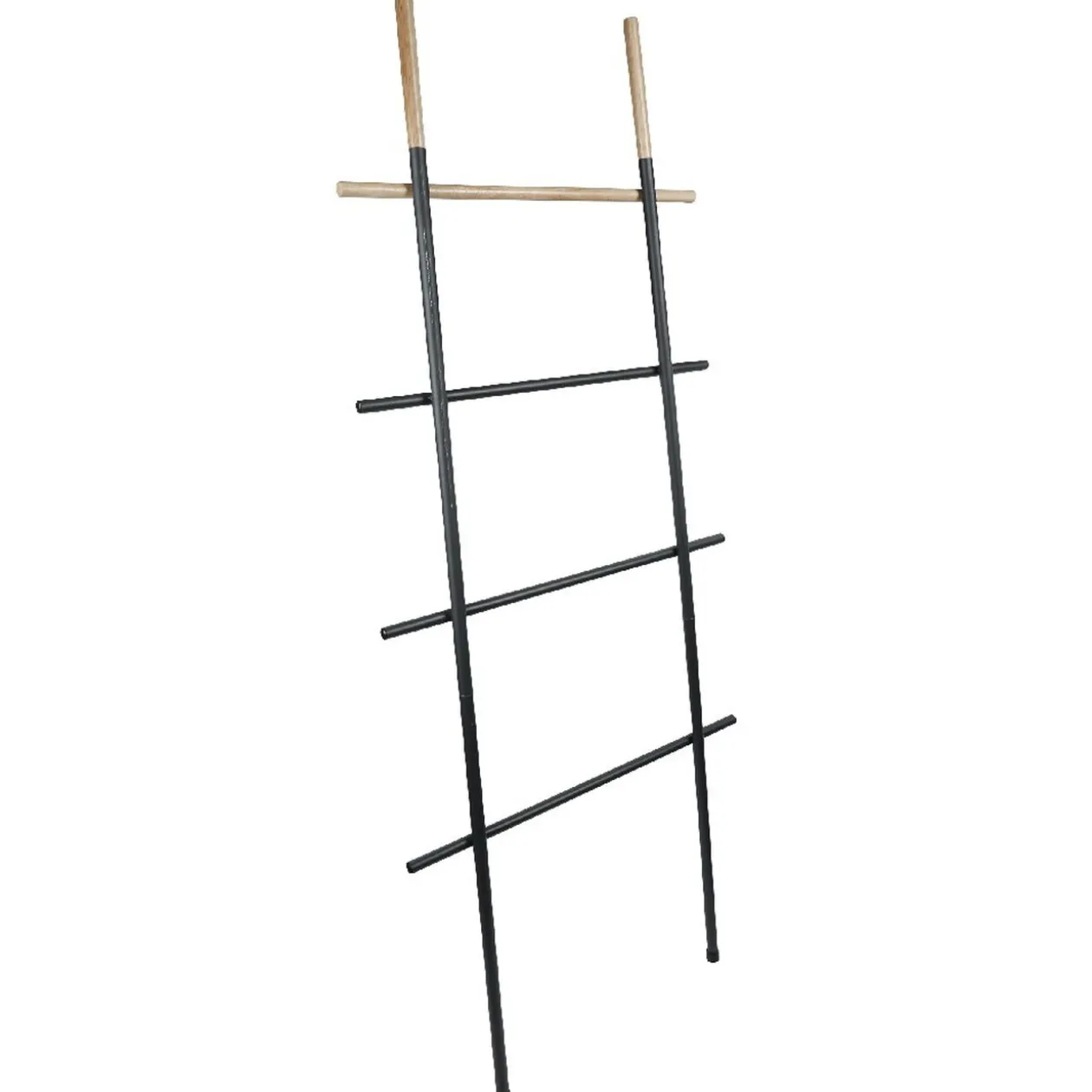 Porte-serviette échelle gris anthracite naturel