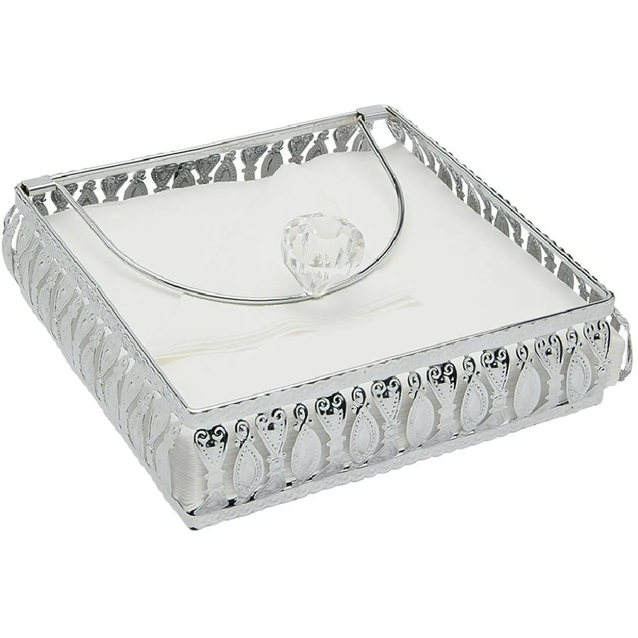 Porte-serviette papier en métal