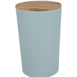 Pot avec couvercle naturel vert d'eau