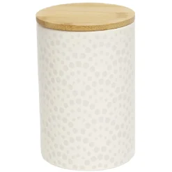 Pot de conservation design carreau de ciment et point relief x2