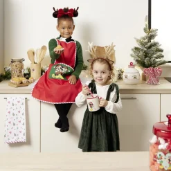 Pot en verre Disney Mickey Merry Kissmas avec couvercle Ø16xH20cm