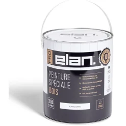 Pot peinture Elan bois int/ext blanc 2,5L
