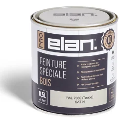 Pot peinture Elan bois int/ext taupe 0,5L
