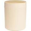 Poubelle à coton ronde métal nude Ø13,7xH17,3cm 2,5L