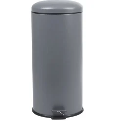 Poubelle à pédale 30 L grise