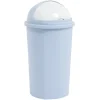 Poubelle à rabat bleue Ø39,5xH75cm 50L