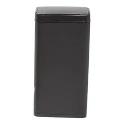 Poubelle automatique avec seau noir 40 L