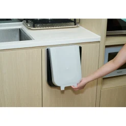 Poubelle de porte amovible et rétractable 9 L