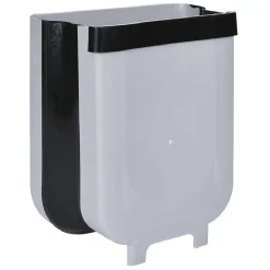 Poubelle de porte amovible et rétractable 9 L