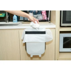 Poubelle de porte amovible et rétractable 9 L