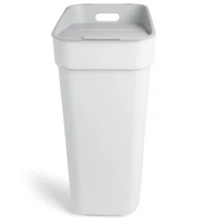 Poubelle de tri blanche 30L