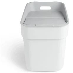 Poubelle de tri blanche 20L
