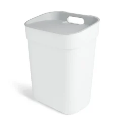Poubelle de tri blanche 10L